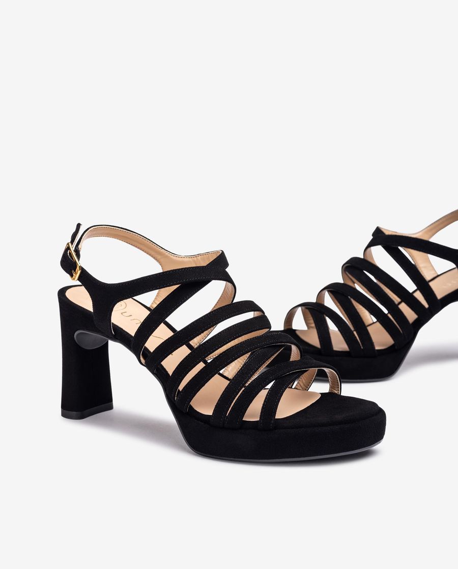 Unisa Mujer Sandalia multi-tiras - Negro