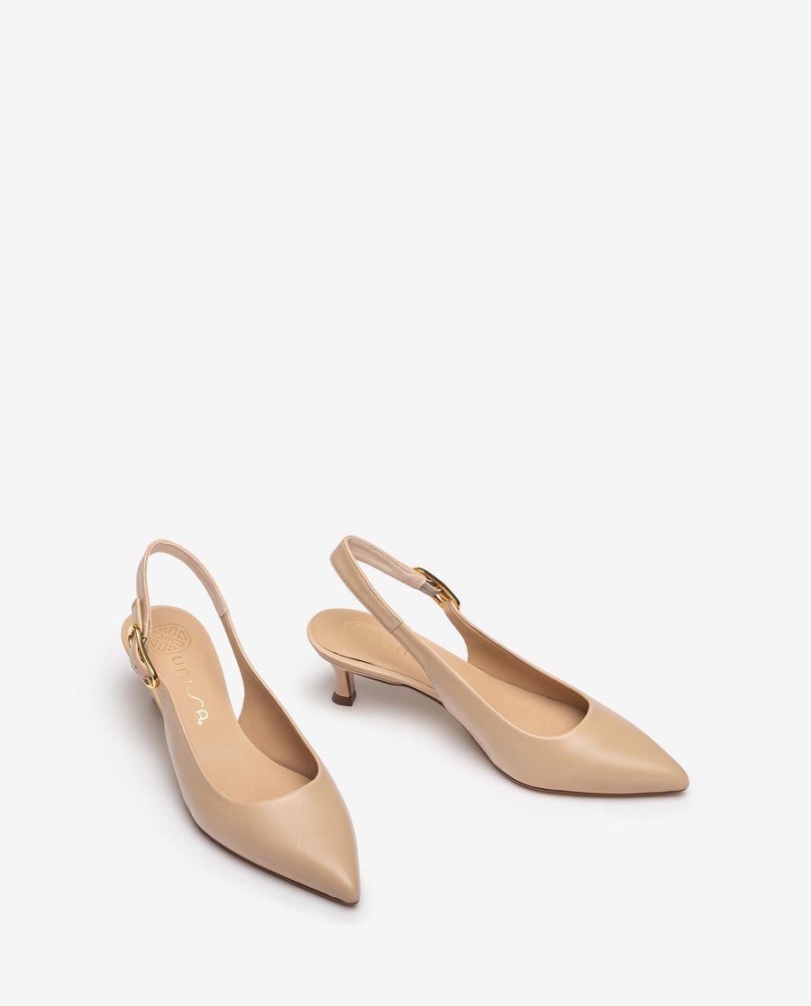 Unisa Mujer Destalonado fabricado en piel - Beige