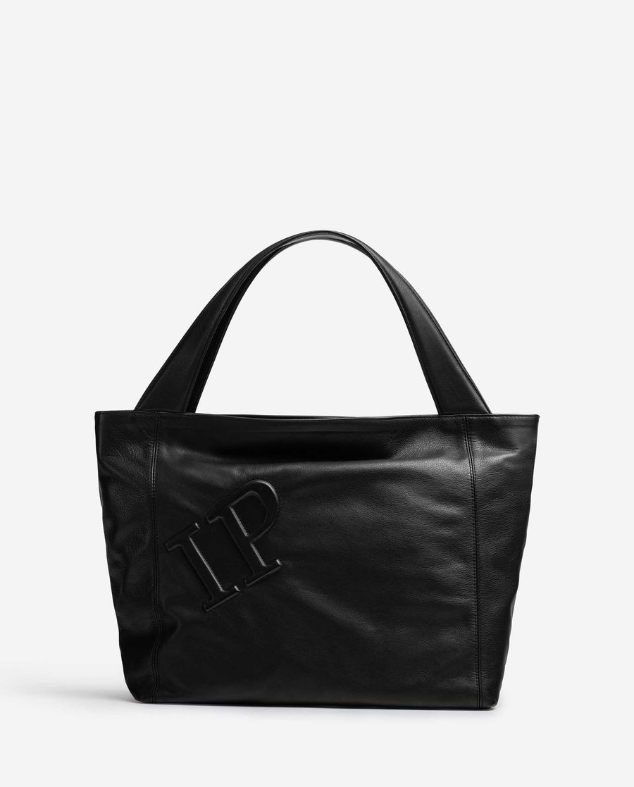 Unisa Mujer Bolso personalizable tipo office de piel - Negro
