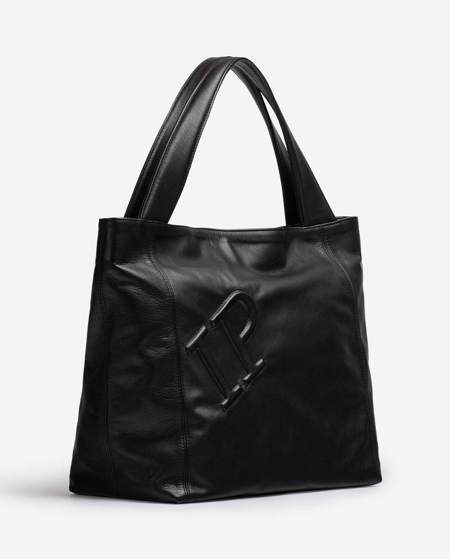 Unisa Mujer Bolso personalizable tipo office de piel - Negro