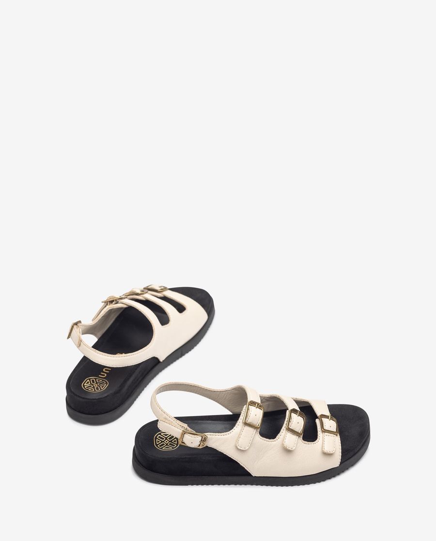 Unisa Mujer Sandalia con piso track - Blanco