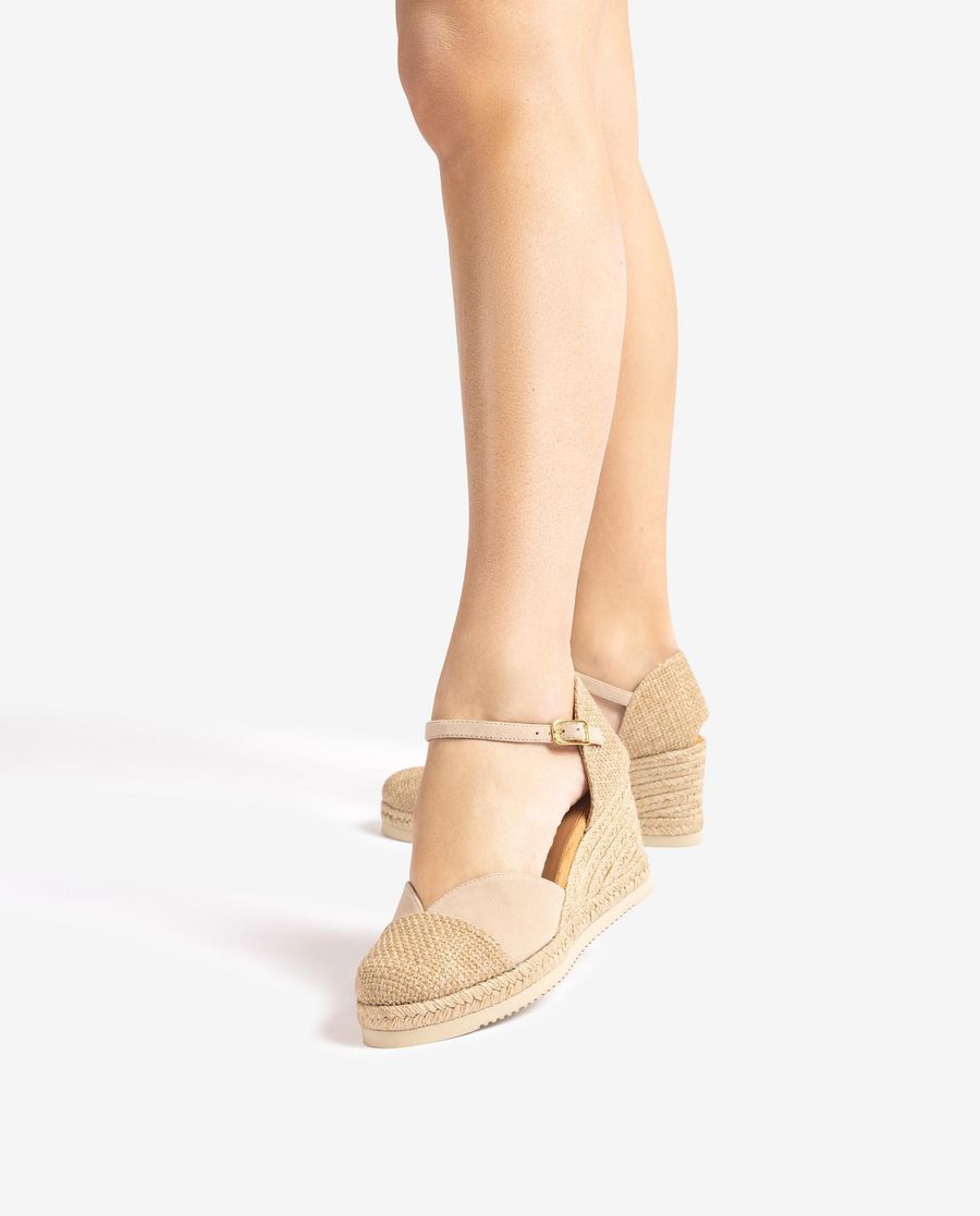 Unisa Mujer Alpargata con Ecolino - Beige