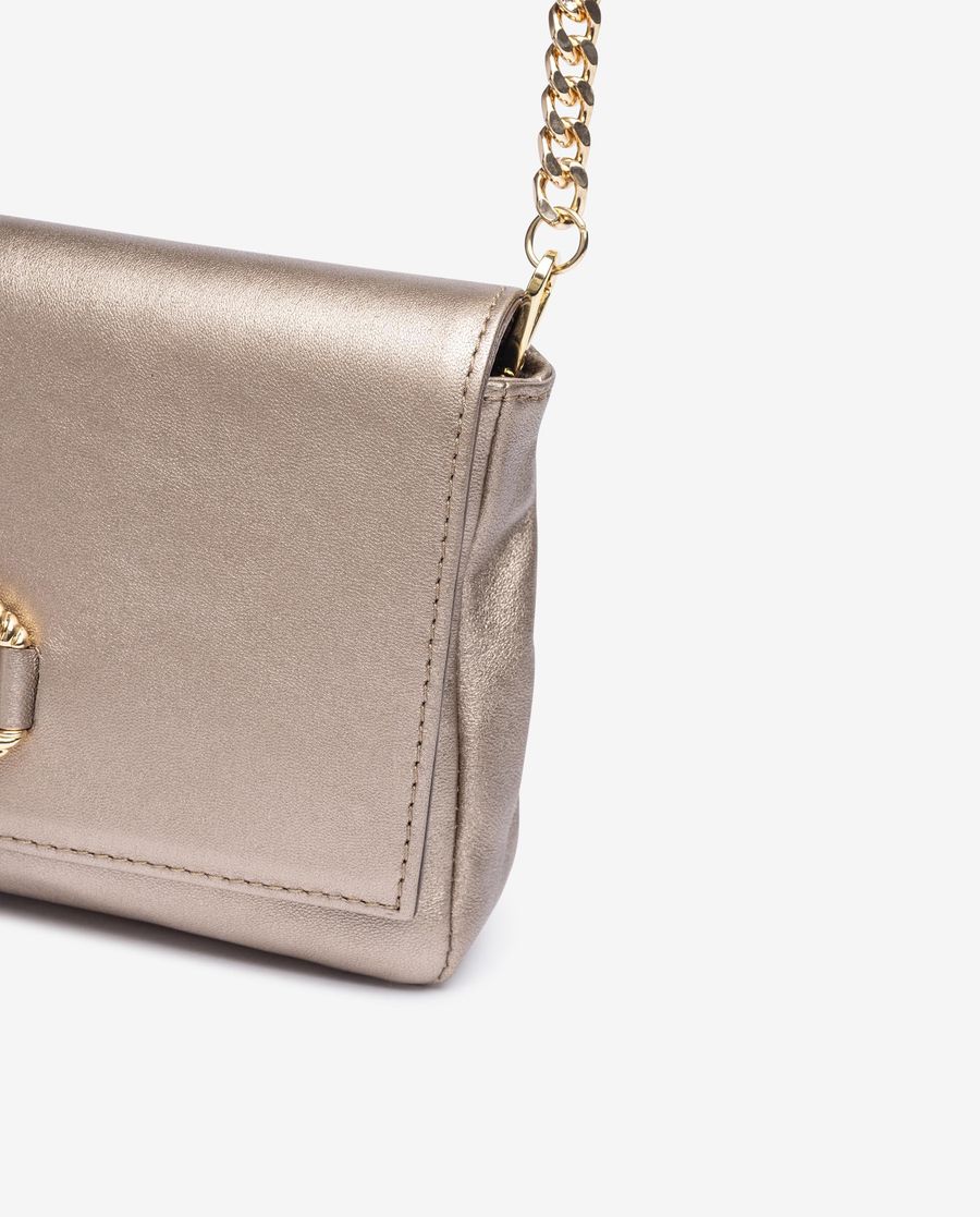 Unisa Mujer Bolso de hombro con adorno - Bronce