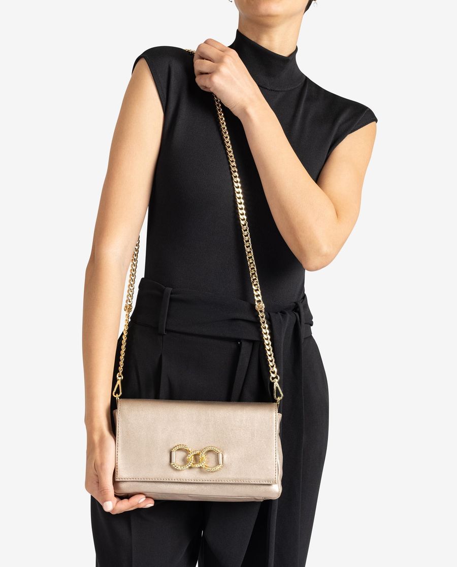 Unisa Mujer Bolso de hombro con adorno - Bronce