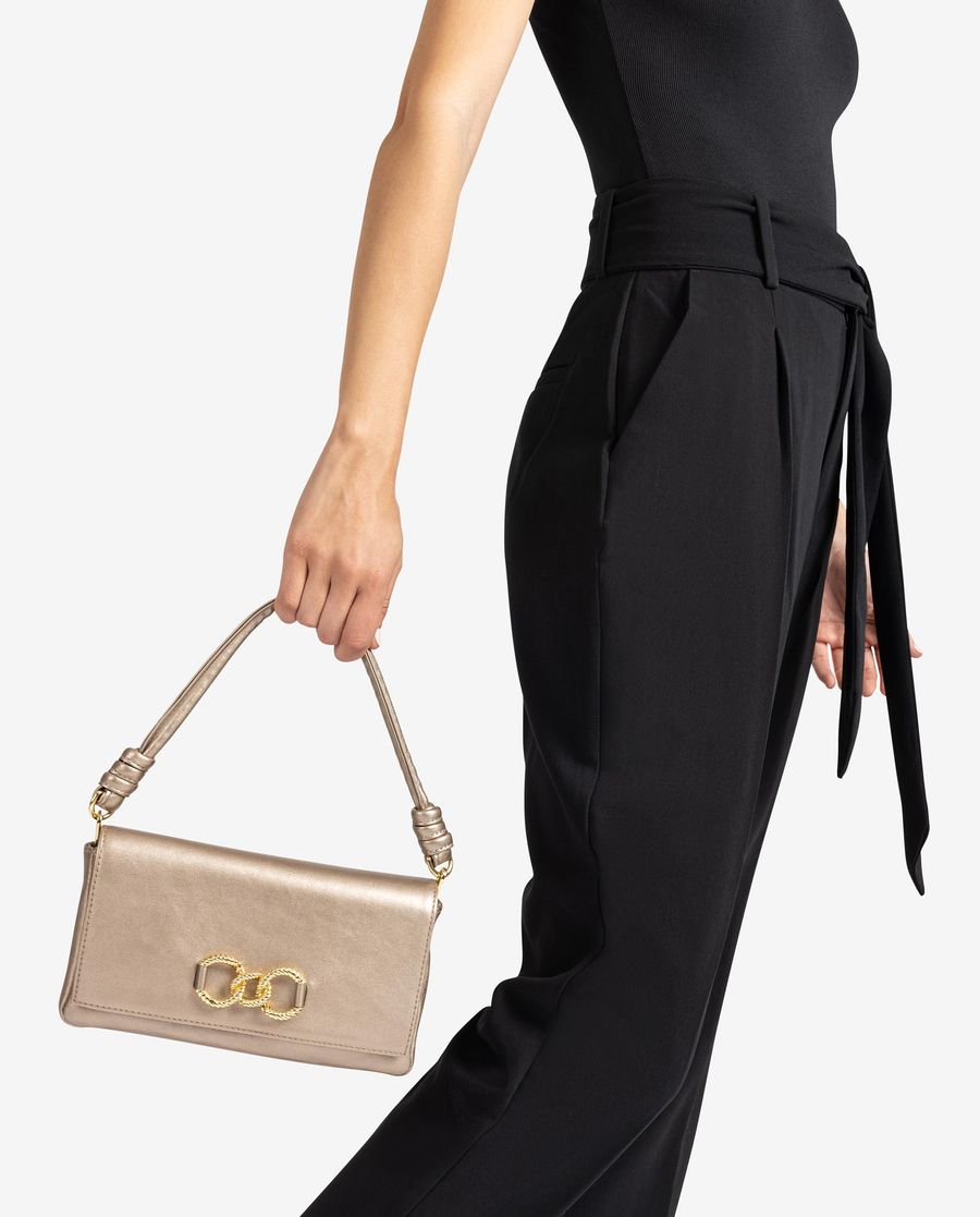 Unisa Mujer Bolso de hombro con adorno - Bronce
