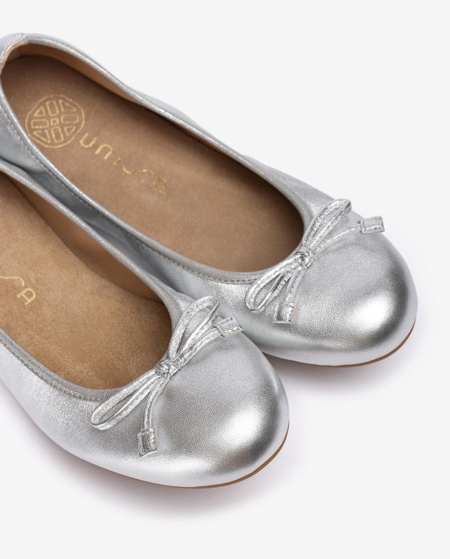 Unisa Mujer Bailarina de punta redonda - Plata