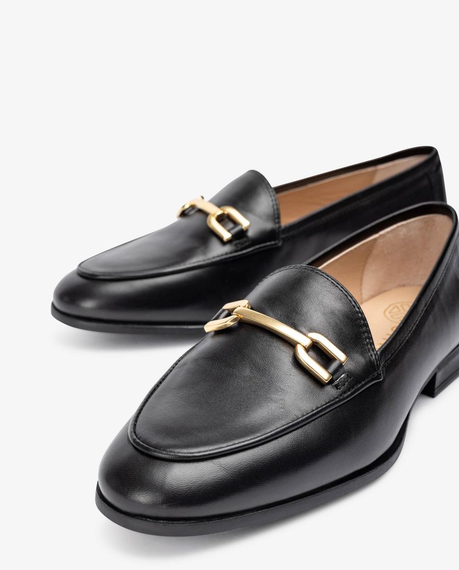 Unisa Mujer Mocasín de punta redonda - Negro