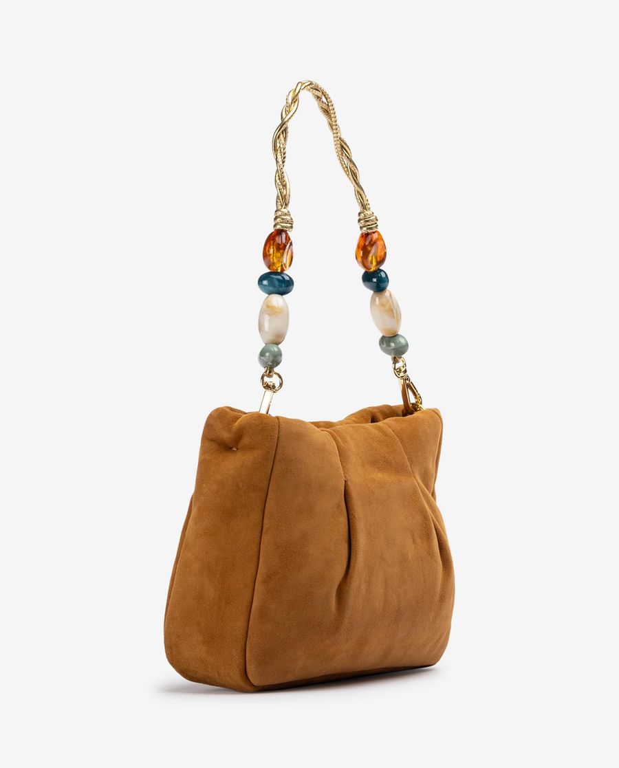 Unisa Mujer Bolso de mano con adorno en asas - Marrón
