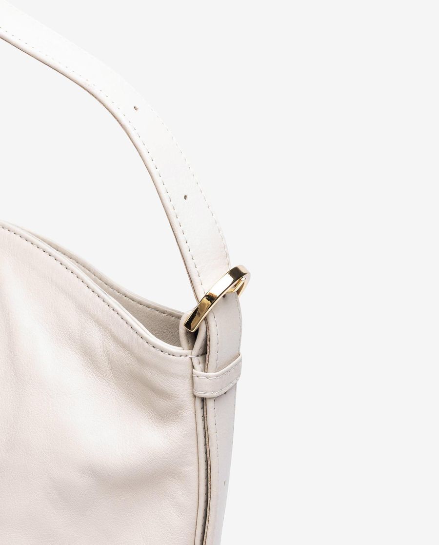 Unisa Mujer Bolso mediano de hombro en piel - Blanco