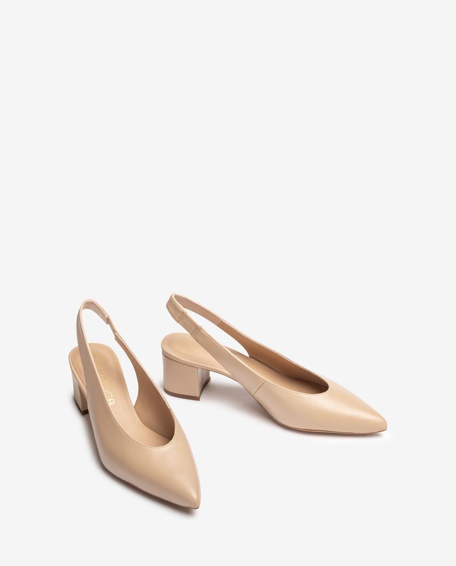Unisa Mujer Destalonado de punta fina - Beige