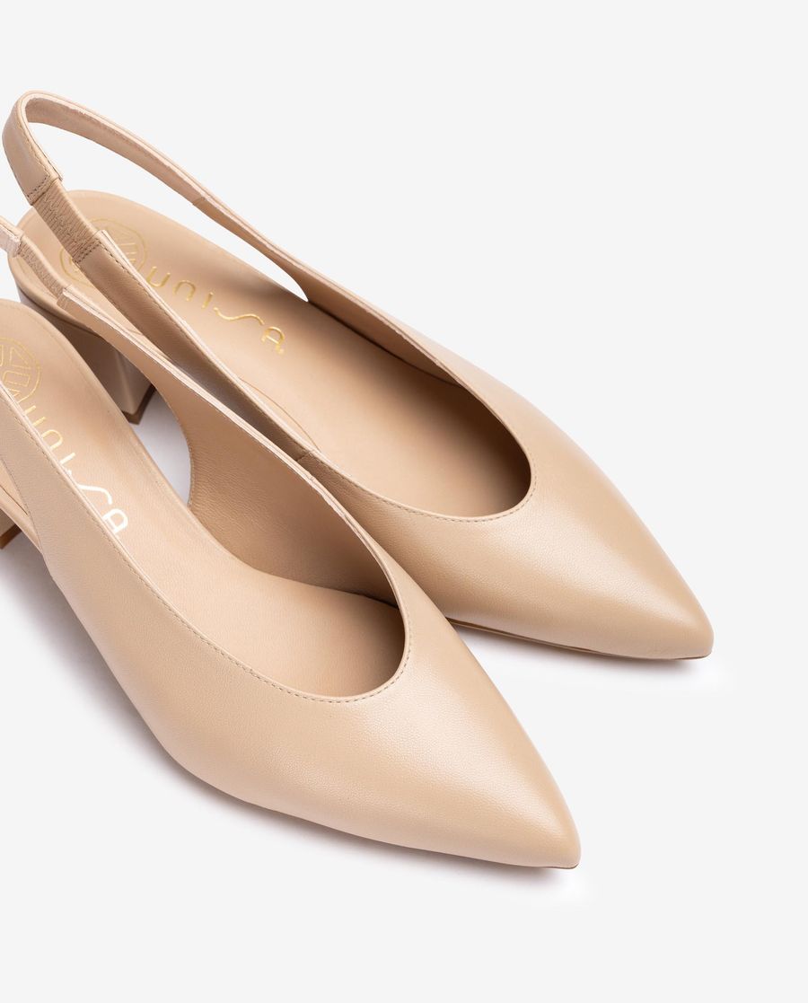 Unisa Mujer Destalonado de punta fina - Beige