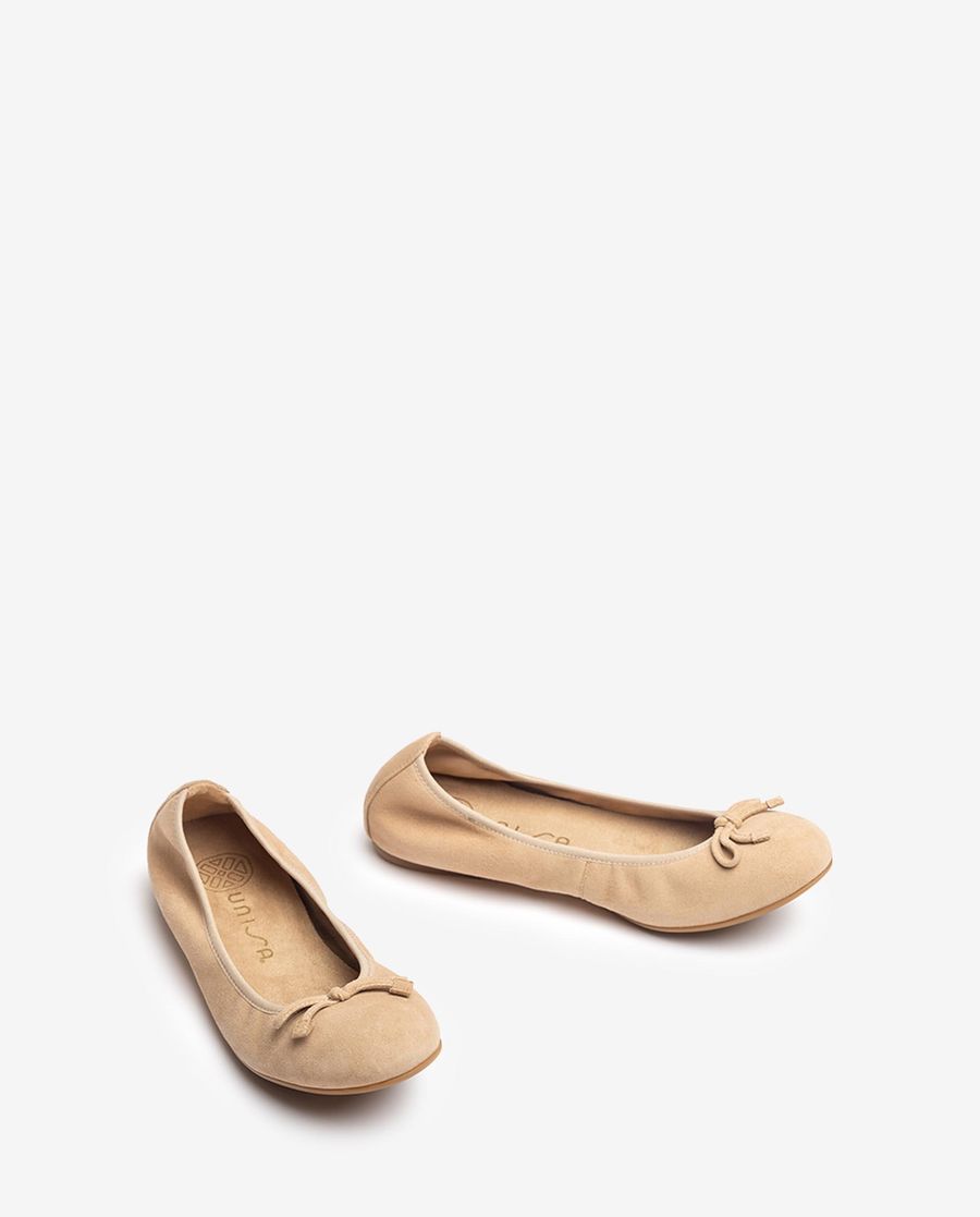 Unisa Mujer Bailarina de punta redonda - Beige