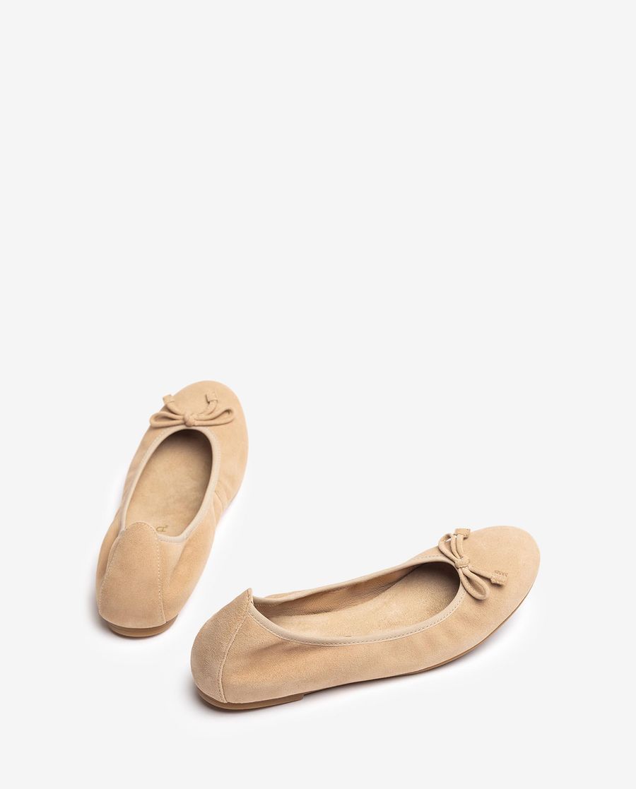 Unisa Mujer Bailarina de punta redonda - Beige