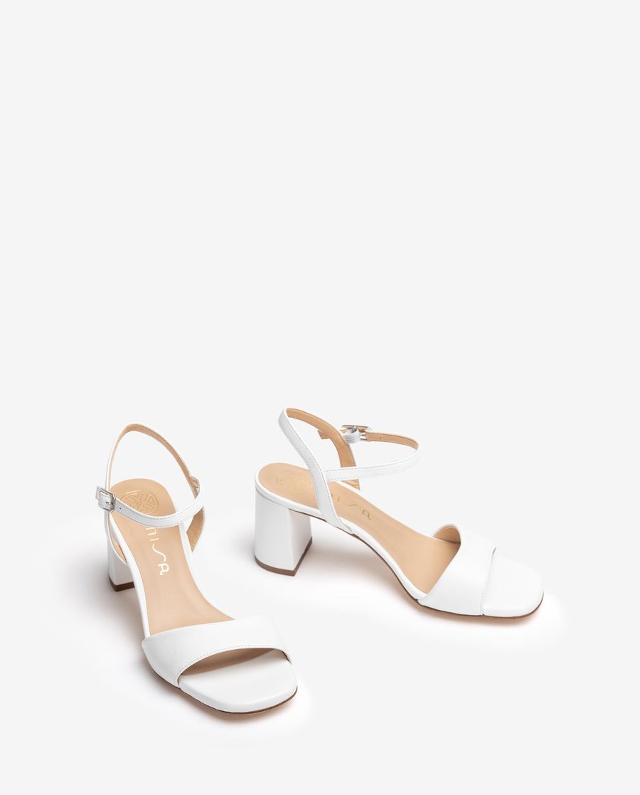 Unisa Mujer Sandalia en piel - Blanco