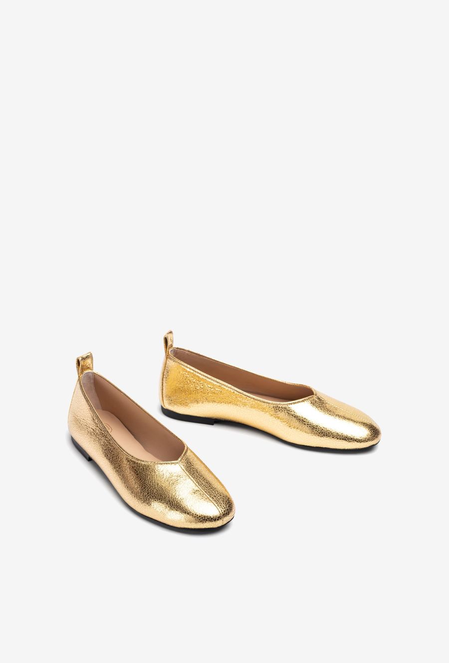 Unisa Mujer Bailarina con detalle de costura - Oro