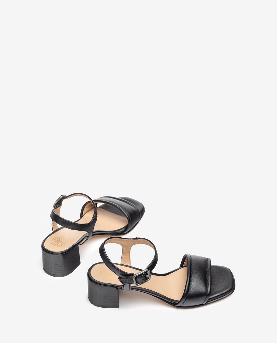Unisa Mujer Sandalia con pala acolchada - Negro