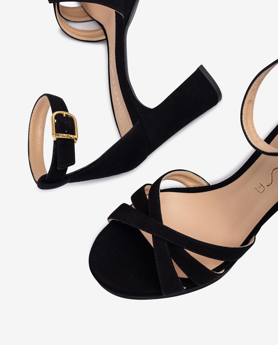 Unisa Mujer Sandalia de vestir con plataforma - Negro