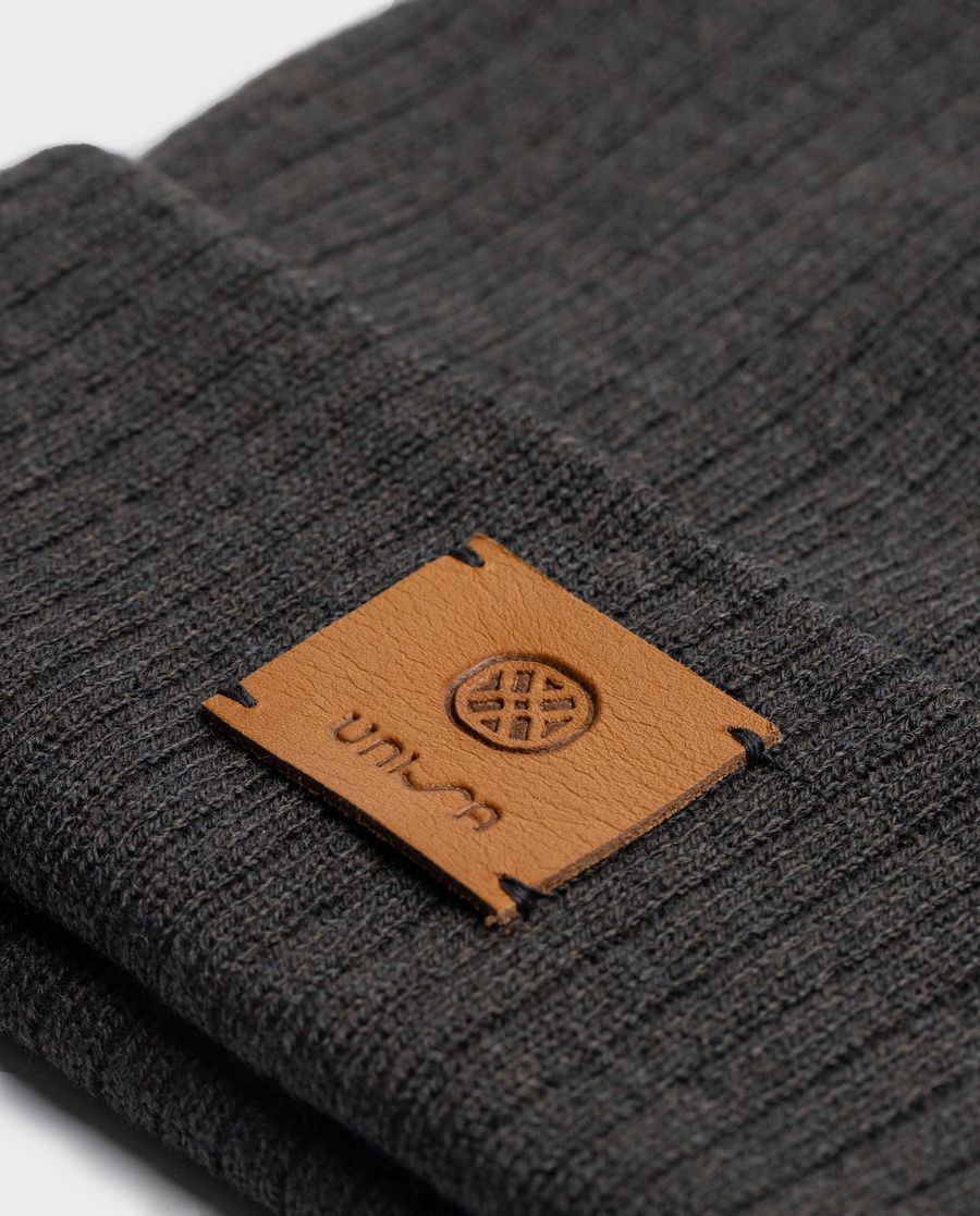 Unisa Mujer Gorro de punto reciclado - Gris