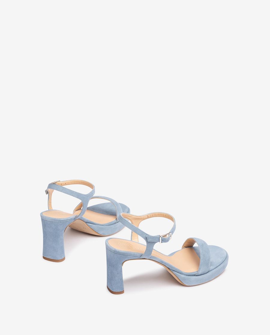 Unisa Mujer Sandalia de ante - Azul
