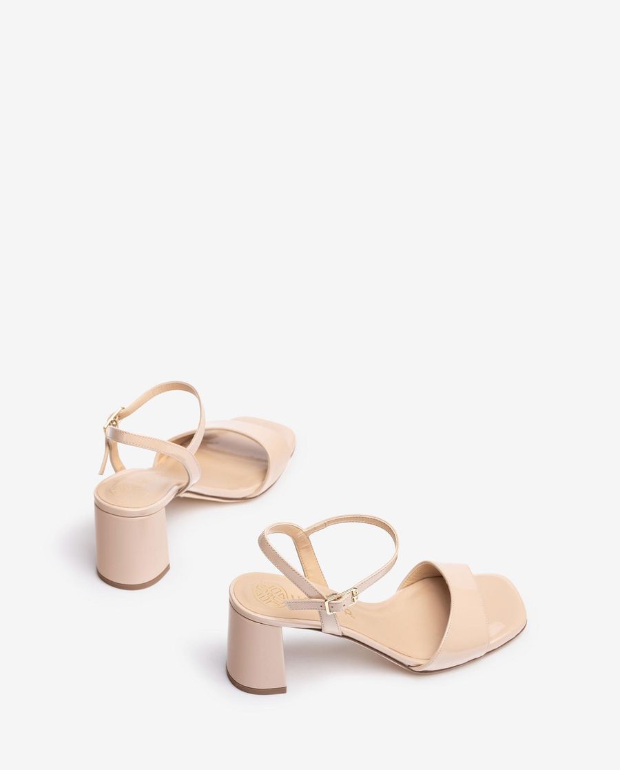 Unisa Mujer Sandalia de charol - Beige